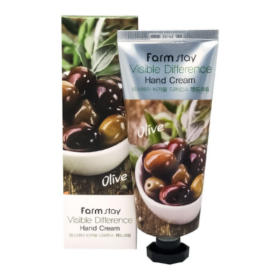 Farmstay Visible Difffernce Hand Cream Olive