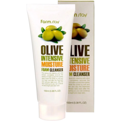 FarmStay Olive Intensive Moisture Foam Cleanser