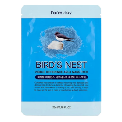 FarmStay Visible Difference Bird's Nest Aqua Mask Pack
