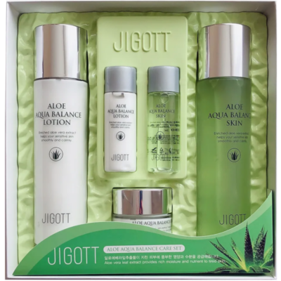 Jigott Aloe Aqua Balance Skin Care 3 Set