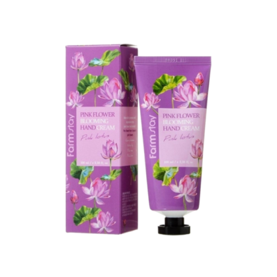 FarmStay Flower blooming hand cream pink lotus