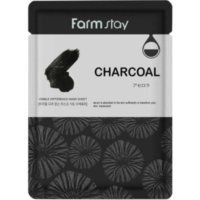 FarmStay Visible Difference Mask Sheet Charcoal